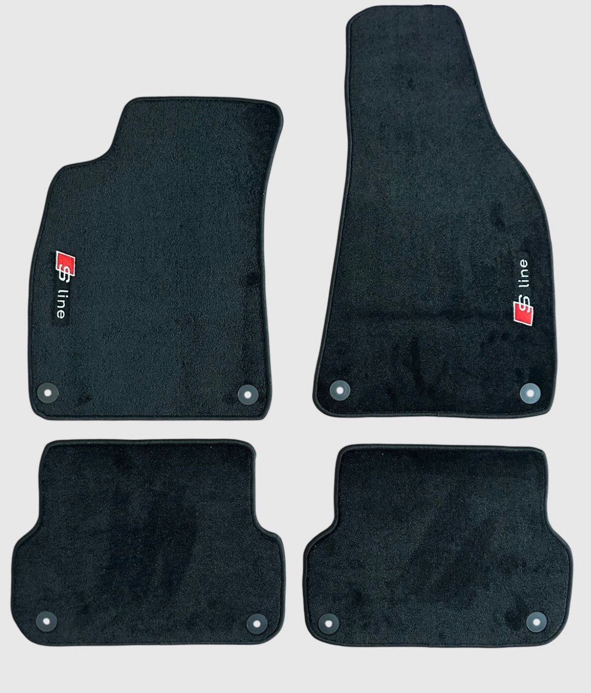 Audi Fußmatten für alle modelle Maßgeschneidert Velour