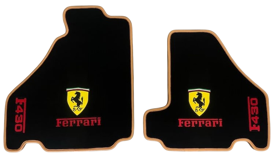 Ferrari Portofino Floor Mats Custom-Made Ferrari Velour Carpet