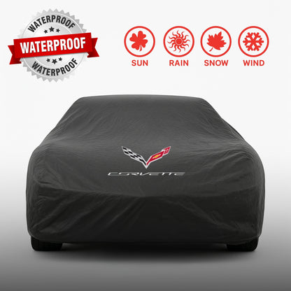 Corvette Car Cover - Waterproof & Custom-Fit for All Models
