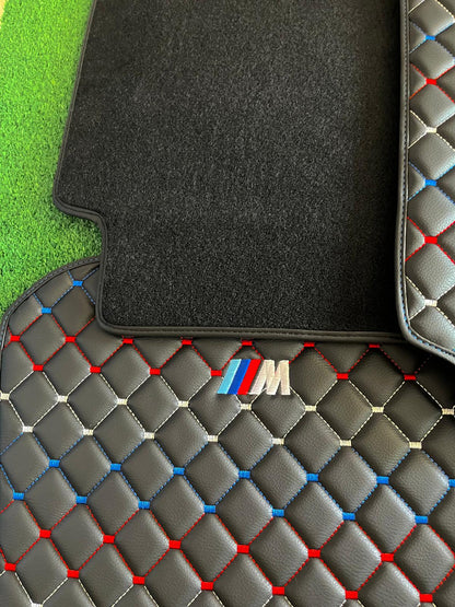 For BMW M2 Leder Fußmatten Maßgeschneidert
