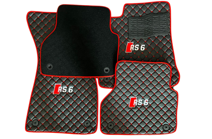 Audi RS6 Leder Fußmatten