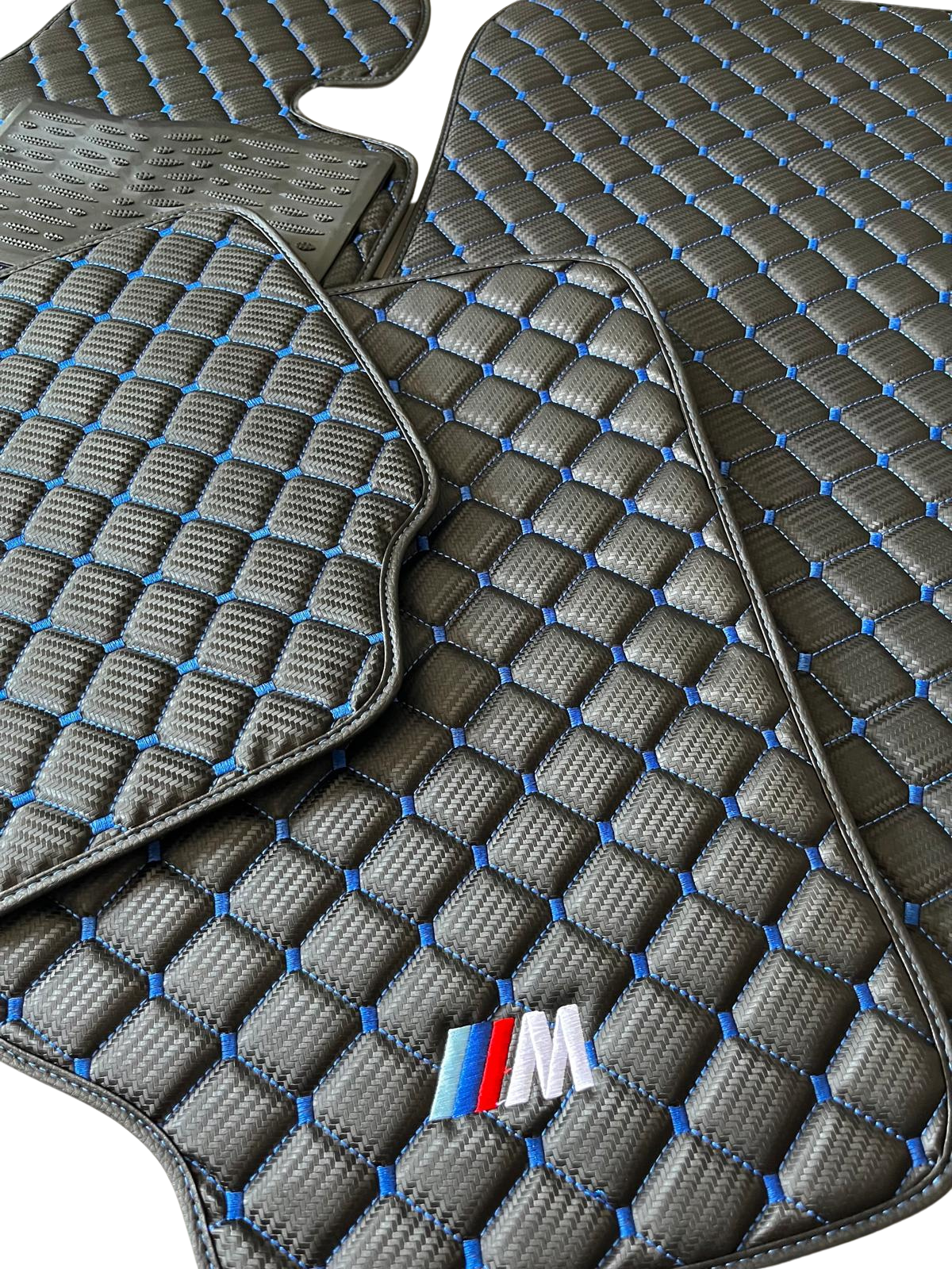 For BMW M5 Leder Fußmatten Maßgeschneidert