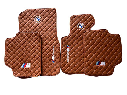 BMW M Serie Leder Fußmatten für alle Modelle Maßgefertigt