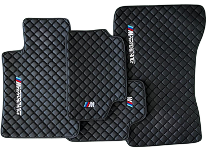 BMW Leder Fußmatten für alle Modelle Maßgeschneidert M2 M3 M4 M5 M8