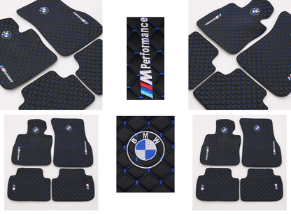 BMW M Serie Leder Fußmatten für alle Modelle Maßgefertigt