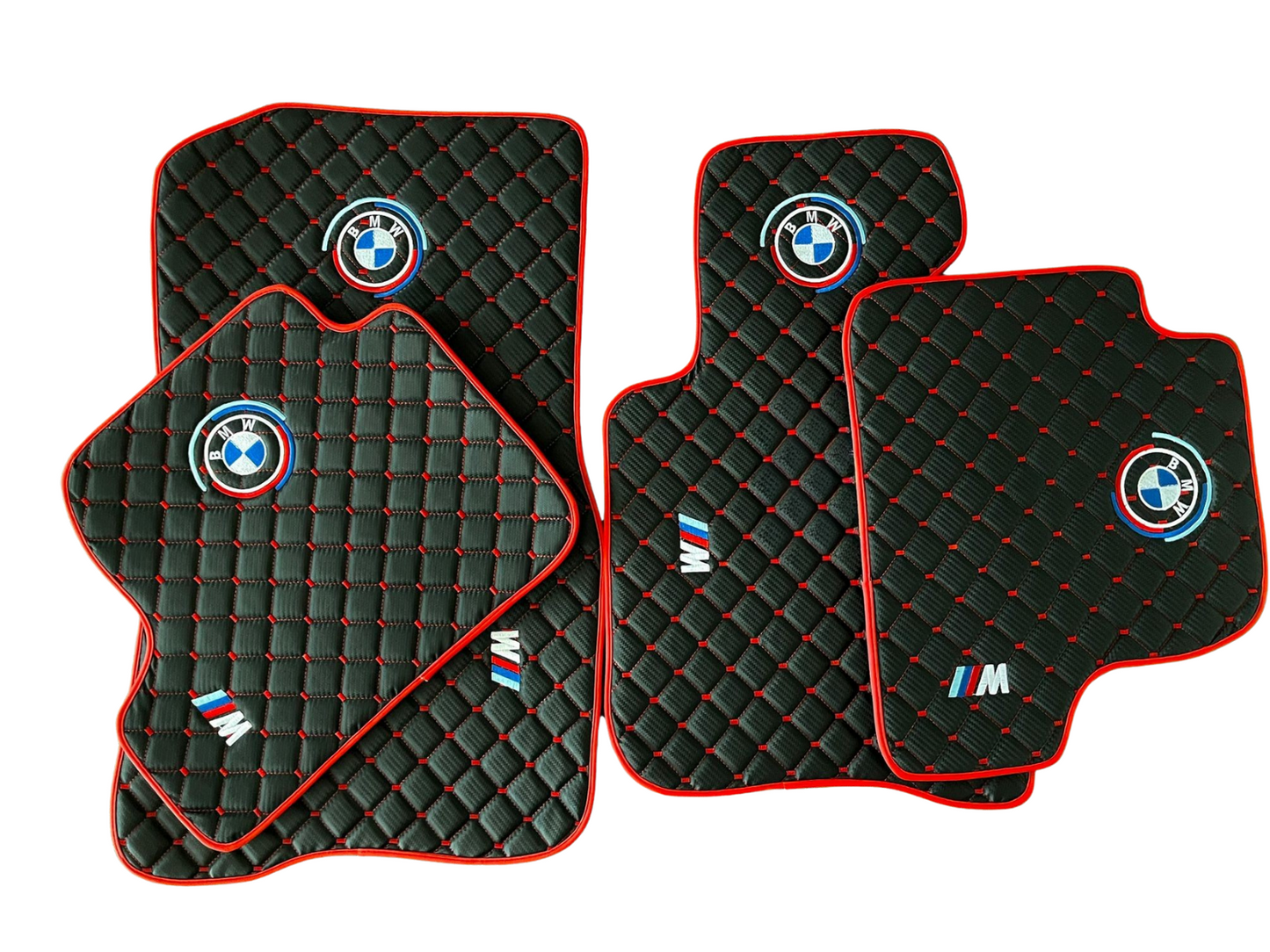 BMW M Serie Leder Fußmatten für alle Modelle Maßgefertigt