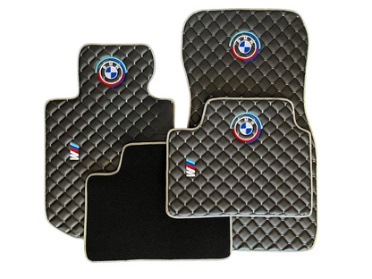 BMW M Serie Leder Fußmatten für alle Modelle Maßgefertigt