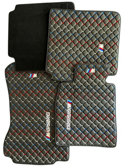 BMW M Serie Leder Fußmatten für alle Modelle Maßgefertigt