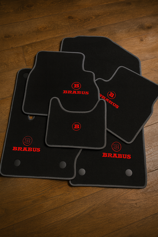Brabus Fußmatten Set Maßgeschneidert Velour Premium Matte
