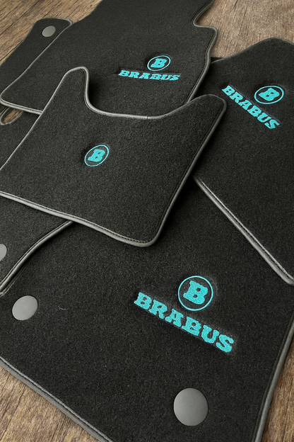 Brabus Fußmatten Set Maßgeschneidert Velour Premium Matte