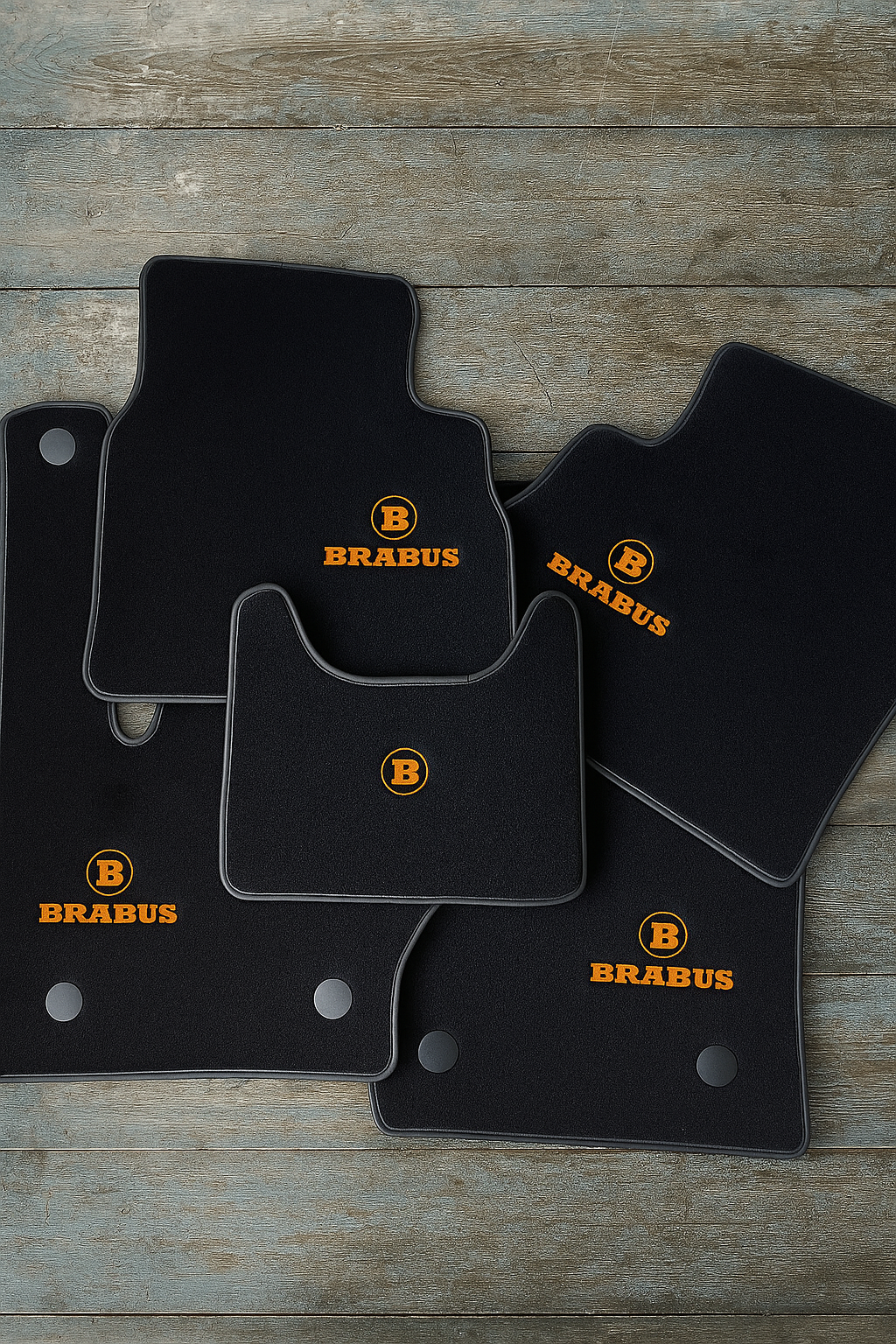 Brabus Fußmatten Set Maßgeschneidert Velour Premium Matte