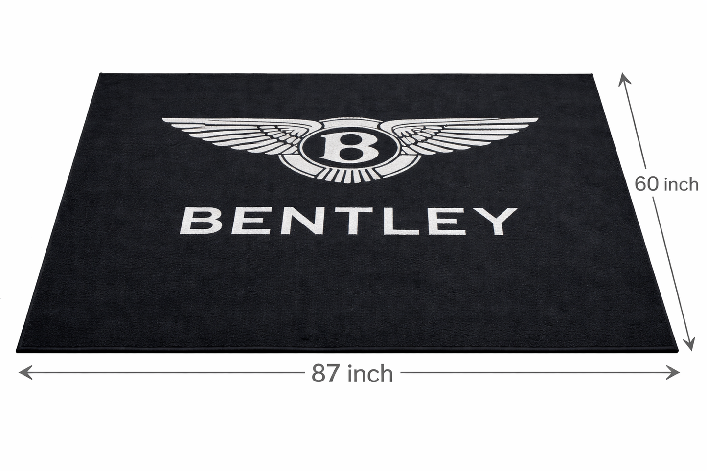 Bentley Garagen Teppich 150×220 cm  Luxus Auto Teppich für Garage, Wohnzimmer & Showroom