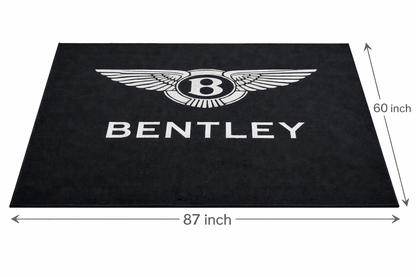 Bentley Garagen Teppich 150×220 cm  Luxus Auto Teppich für Garage, Wohnzimmer & Showroom