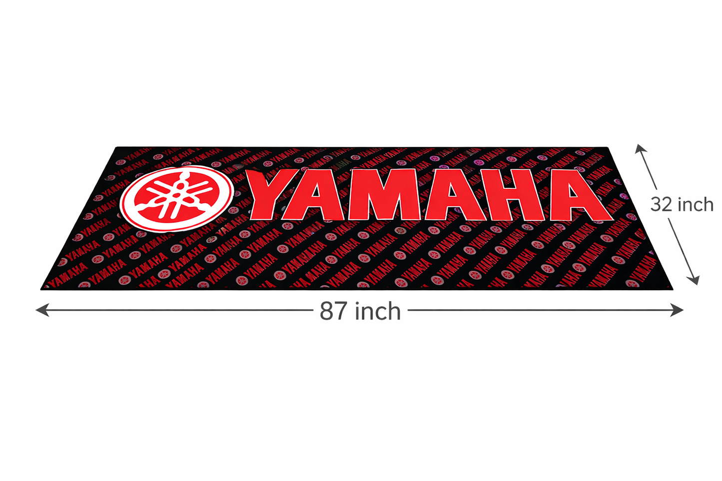 Yamaha Motorrad Garagen Teppich 75×220 cm Luxus Motorrad Teppich für Garage & Showroom