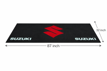 Suzuki Motorrad Garagen Teppich 75×220 cm Luxus Motorrad Teppich für Garage & Showroom