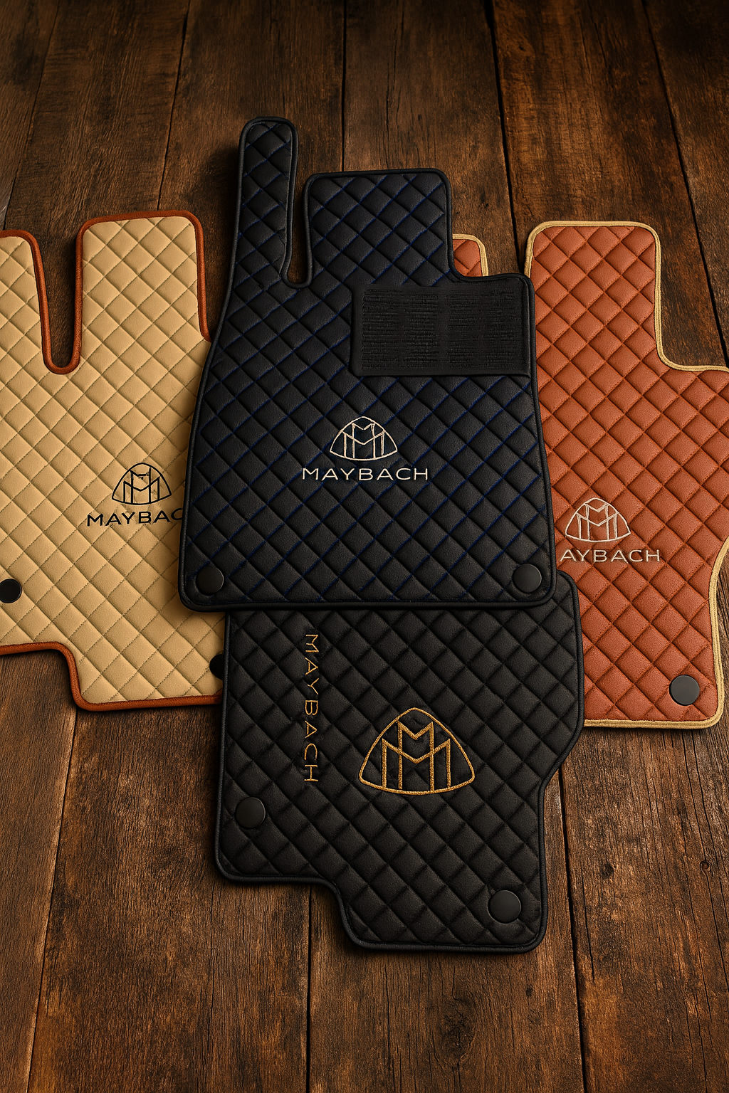 Maybach Leather Floor Mats for all Models Custom Made S550 S560 S580 GLS600