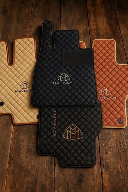 Maybach Leather Floor Mats for all Models Custom Made S550 S560 S580 GLS600