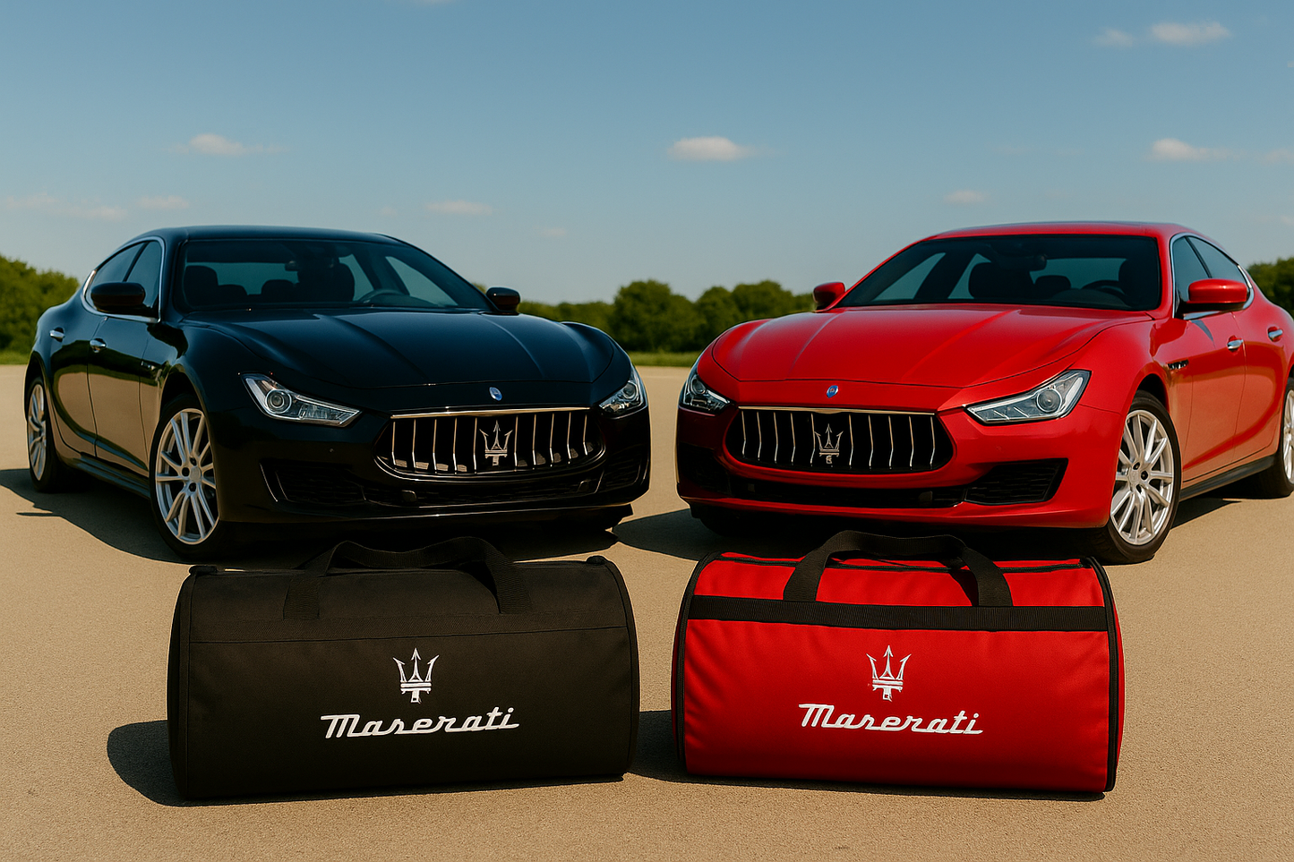 Maserati Kofferraum Organizer 30x50 cm Auto Tasche für Ordnung & Reisen