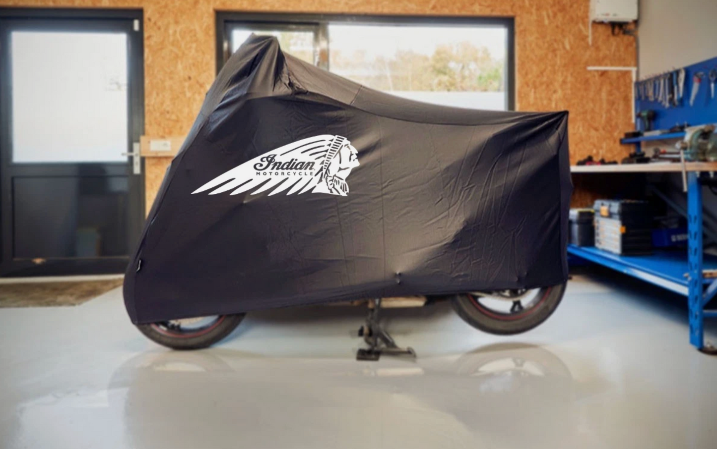 Indian Motorrad Schutzabdeckung für den Außenbereich – Widerstandsfähig gegen Regen, Sonne & Staub