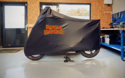 Royal Enfield Motorrad Schutzabdeckung für den Außenbereich – Widerstandsfähig gegen Regen, Sonne & Staub