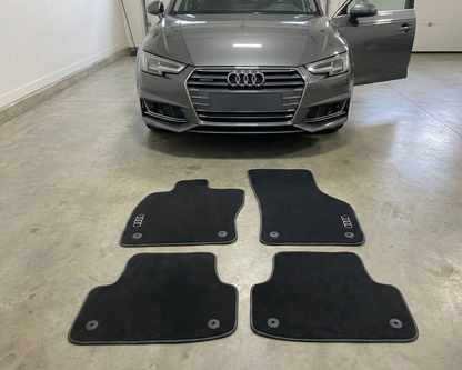 Audi Fußmatten für alle modelle Maßgeschneidert Velour
