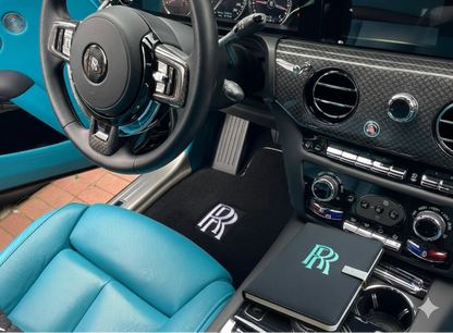Exklusives Tagebuch Notizbuch mit Rolls Royce Logo Personalisierbaren Initialen