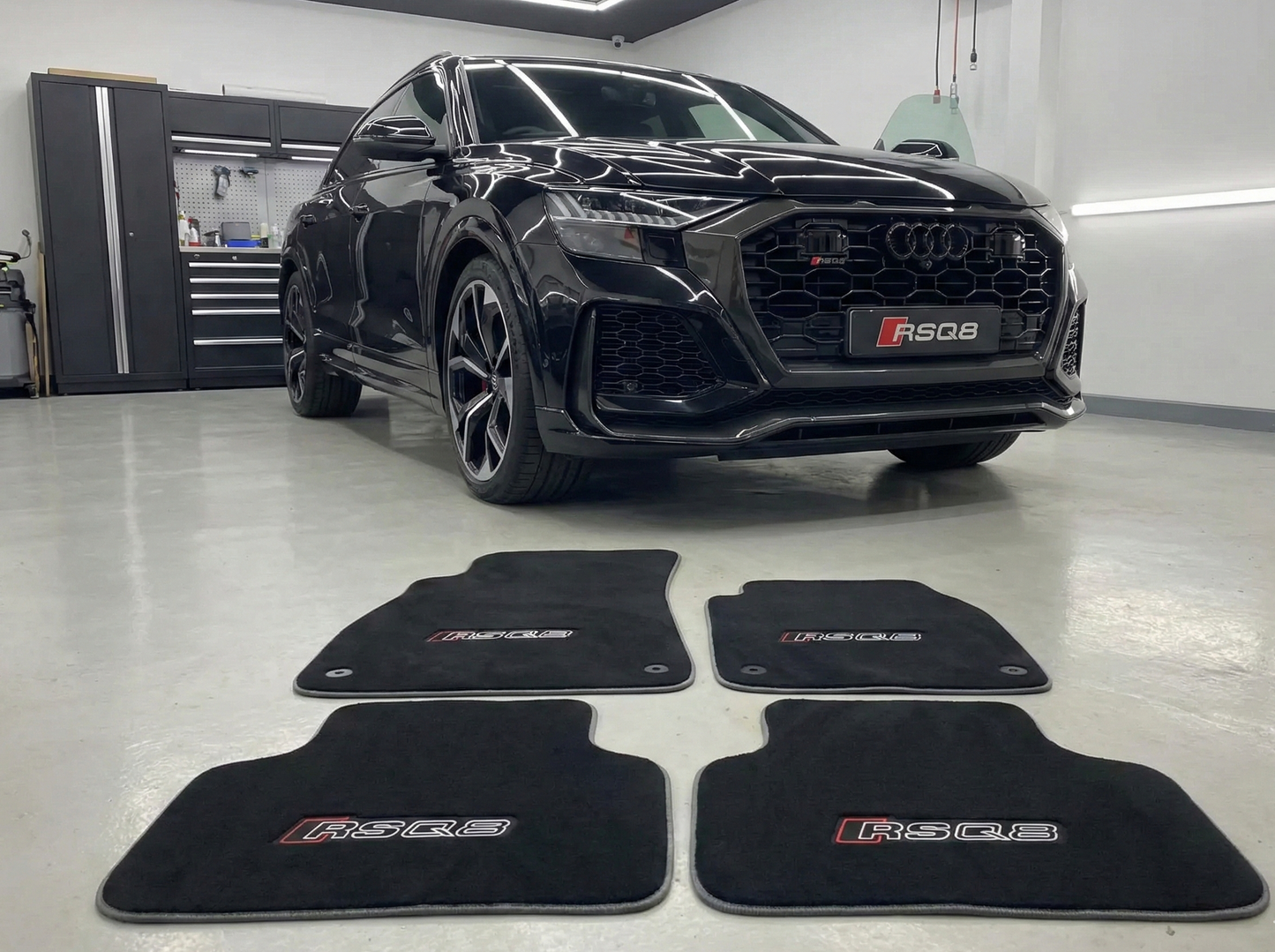 Audi Fußmatten für alle modelle Maßgeschneidert Velour