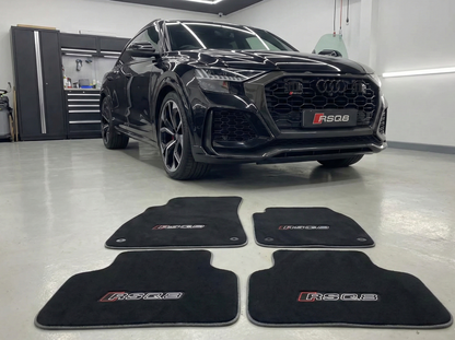 Audi Fußmatten für alle modelle Maßgeschneidert Velour