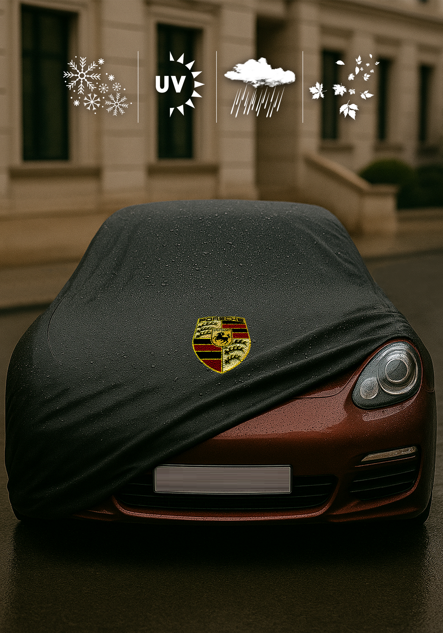 Porsche Autoabdeckung Indoor Outdoor  Maßgeschneidert für alle Modelle