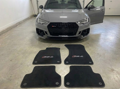 Audi Fußmatten für alle modelle Maßgeschneidert Velour