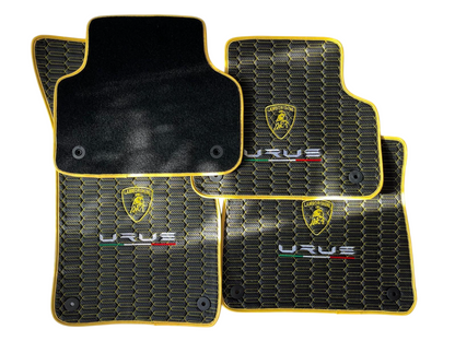 Lamborghini Urus Floor Mat Set Leather Cushion Trunk Mat