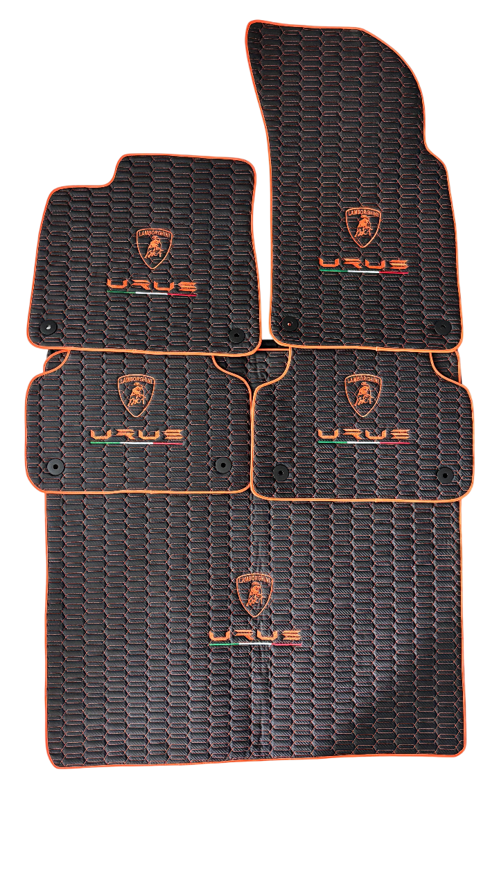 Lamborghini Urus Floor Mat Set Leather Cushion Trunk Mat