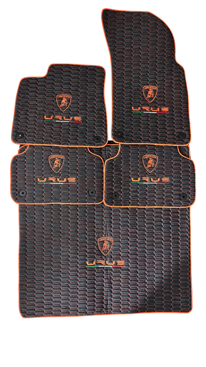 Lamborghini Urus Floor Mat Set Leather Cushion Trunk Mat