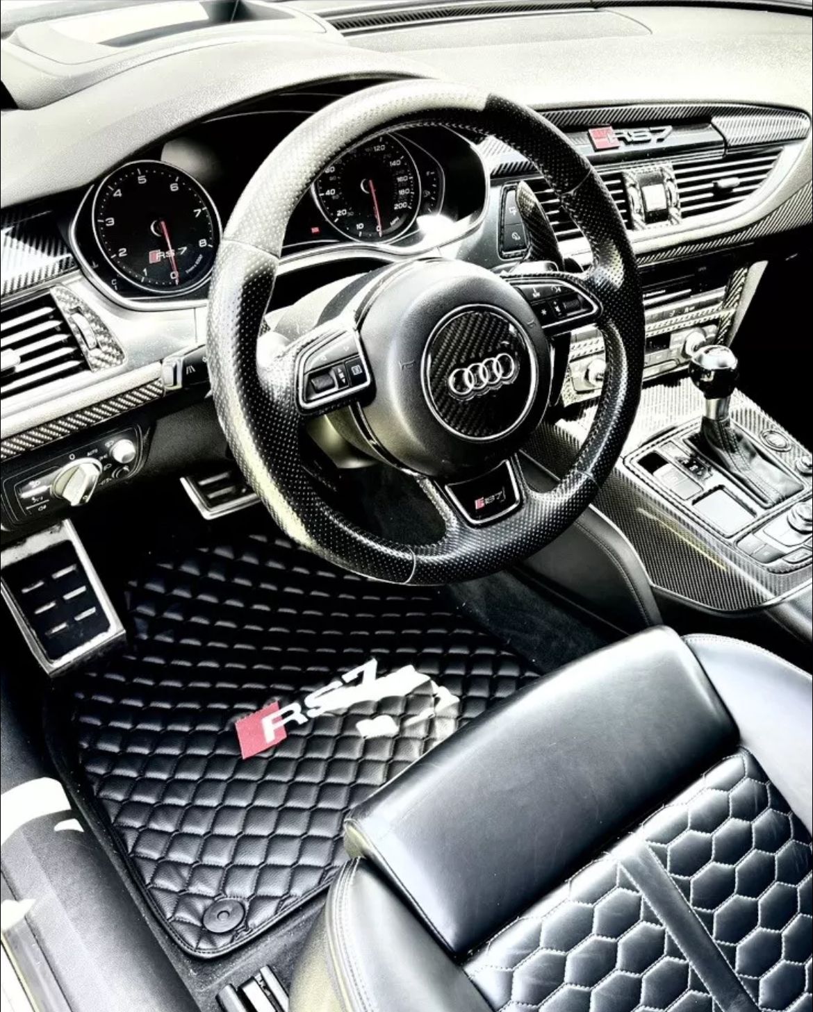 Audi RS7 Leather Floor Mats