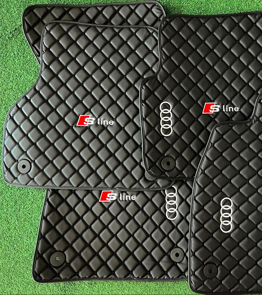 Audi Floor Mats for all models Custom Made RS3 RS4 RS5 RS6 RS7 Sline