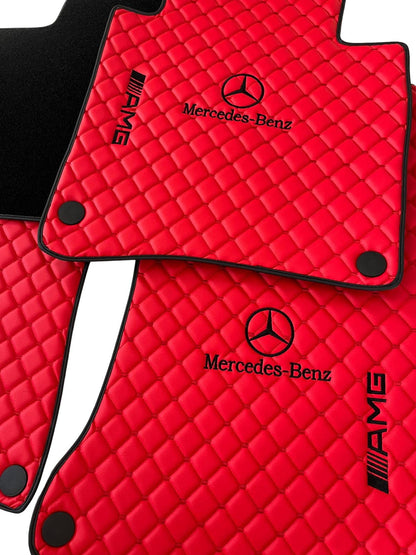 Mercedes Benz Leder Fußmatten Maßgeschneidert für alle Modelle