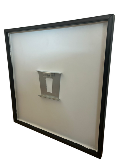 Lamborghini Bild aus gehärtetem Glas 50x50 cm mit SCHWARZEM RAHMEN
