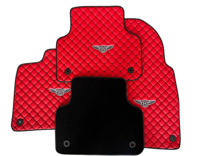 Bentley Leather Floor Mat Set Custom Made for All Models