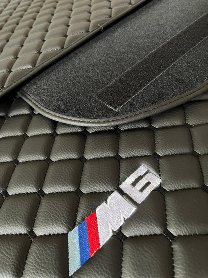 BMW M6 Leder Fußmatten Maßgeschneidert