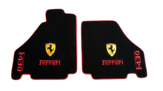 Ferrari F430 Fußmatten Maßgeschneidert Ferrari Velour Teppich