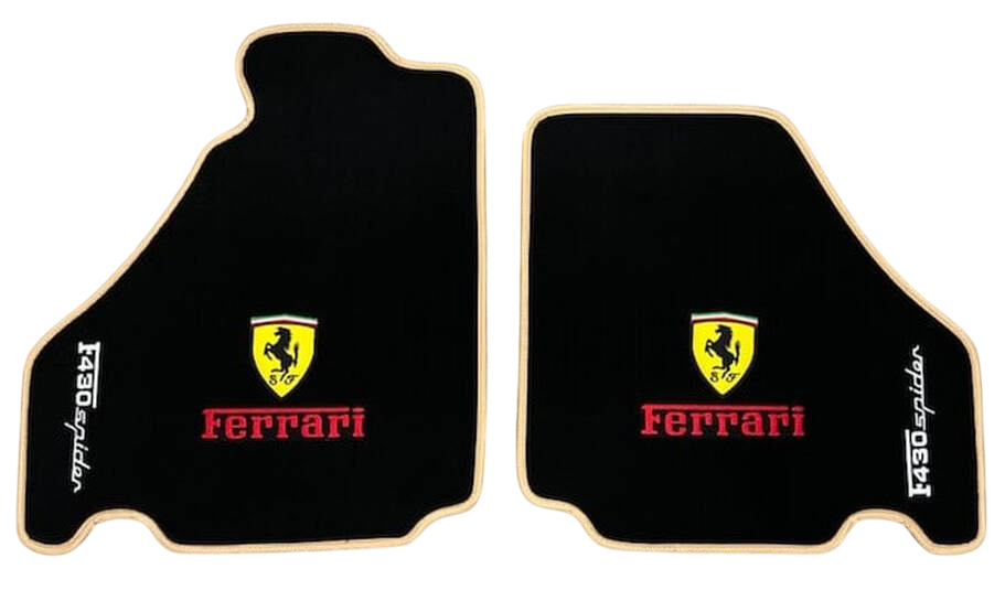 Ferrari Portofino Floor Mats Custom-Made Ferrari Velour Carpet