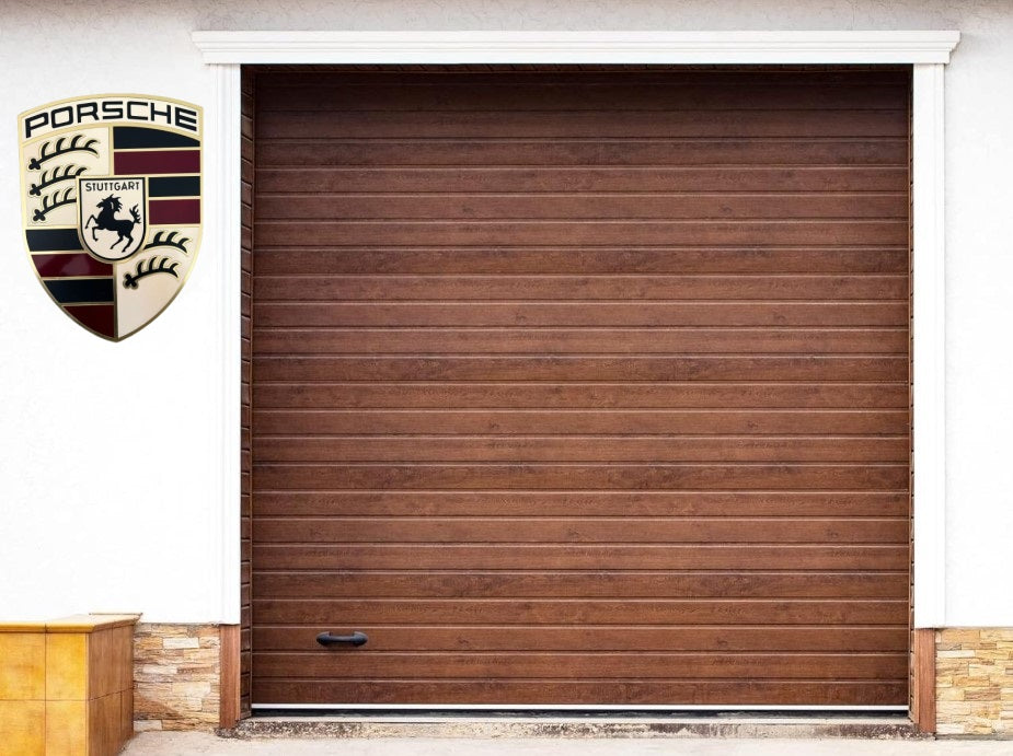 Porsche Logo Wandschild für die Garage Deko Wandkunst