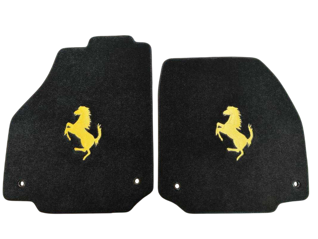 For Ferrari Floor Mats Tailor-made Ferrari Velour Carpet Mats with Custom Stitching
