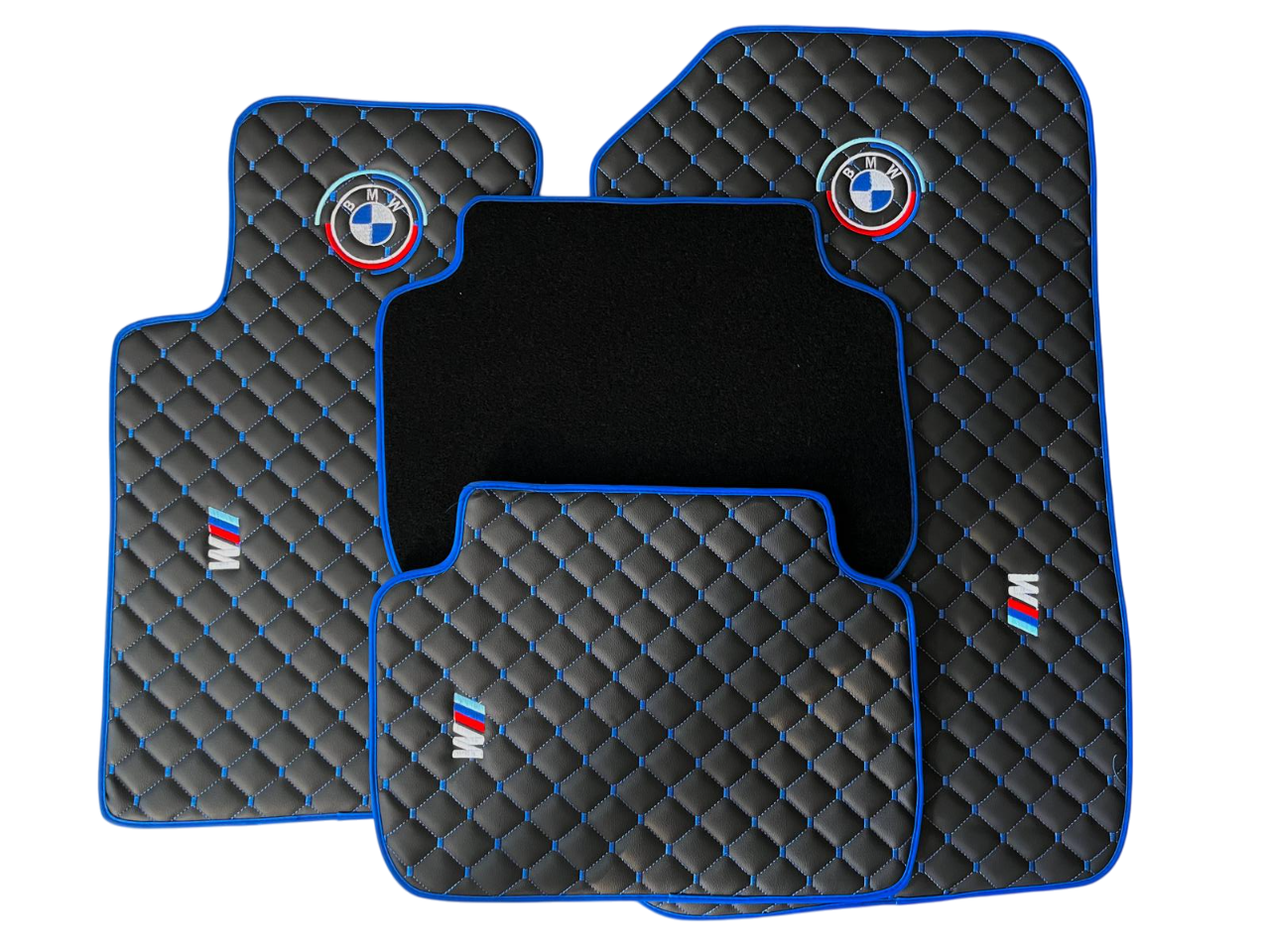 For BMW M5 Leder Fußmatten Maßgeschneidert