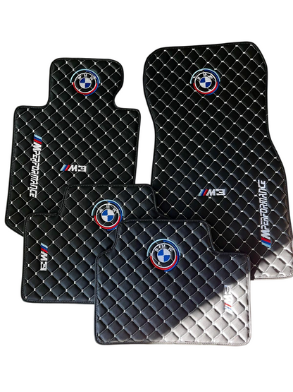 For BMW M2 Leder Fußmatten Maßgeschneidert