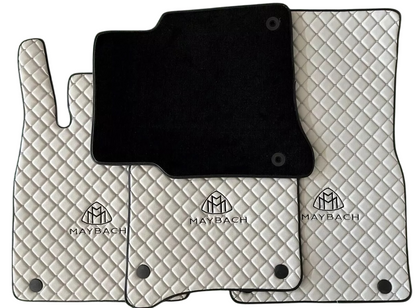 Maybach Leather Floor Mats for all Models Custom Made S550 S560 S580 GLS600