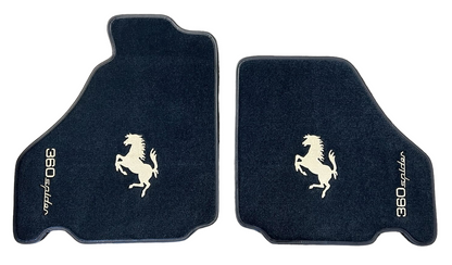 For Ferrari Floor Mats Tailor-made Ferrari Velour Carpet Mats with Custom Stitching