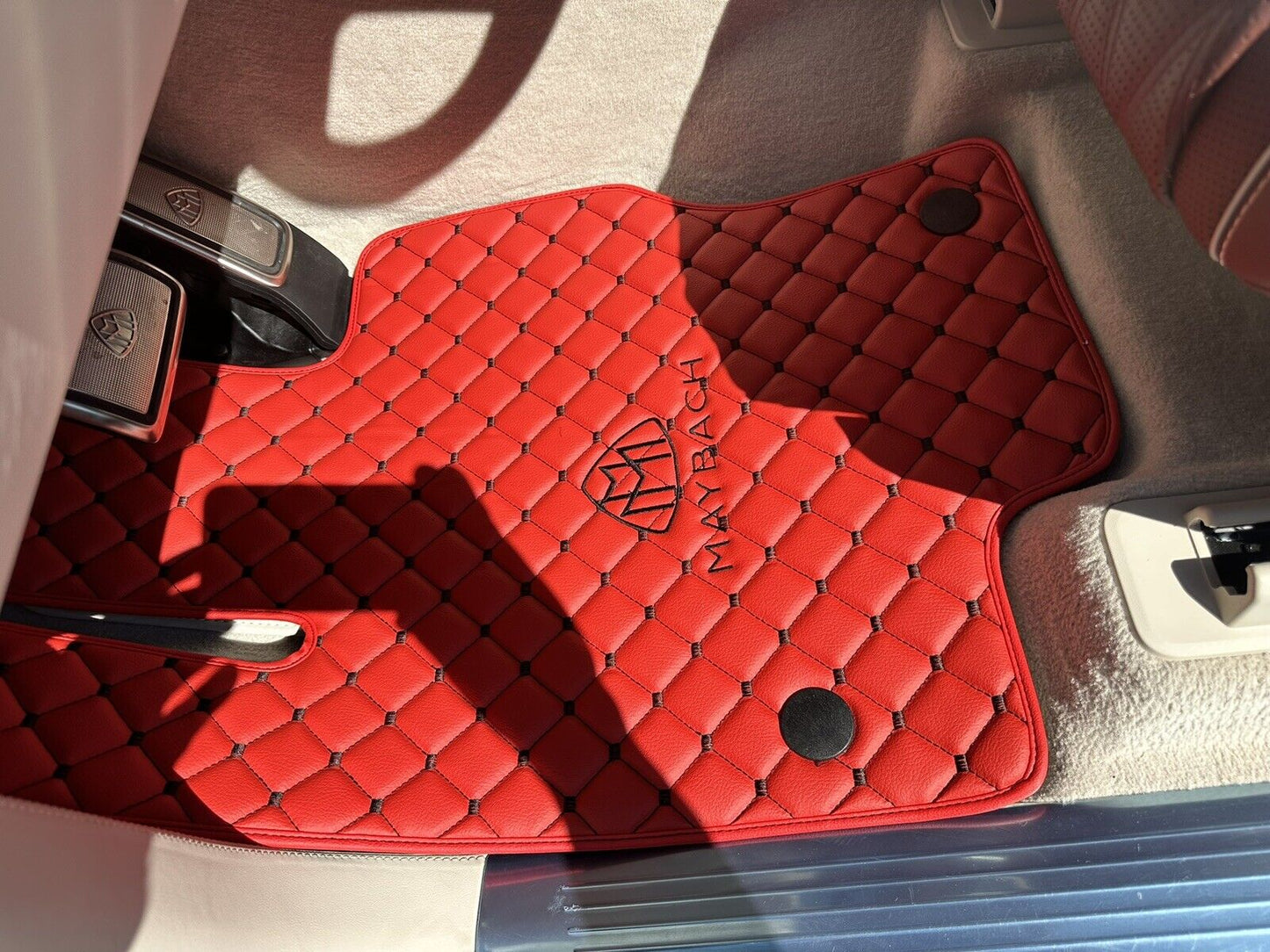 Maybach Leather Floor Mats for all Models Custom Made S550 S560 S580 GLS600