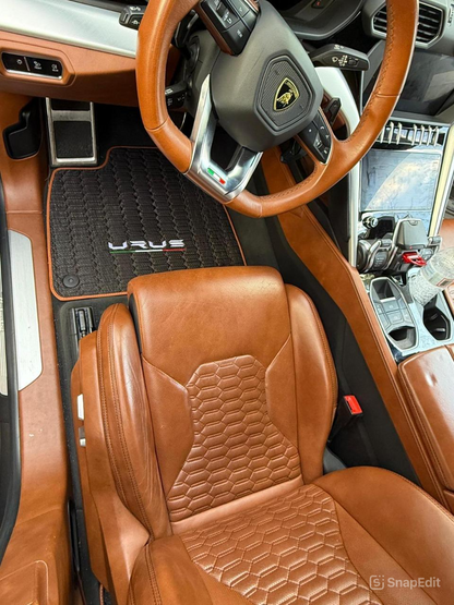 Lamborghini Urus Floor Mat Set Leather Cushion Trunk Mat