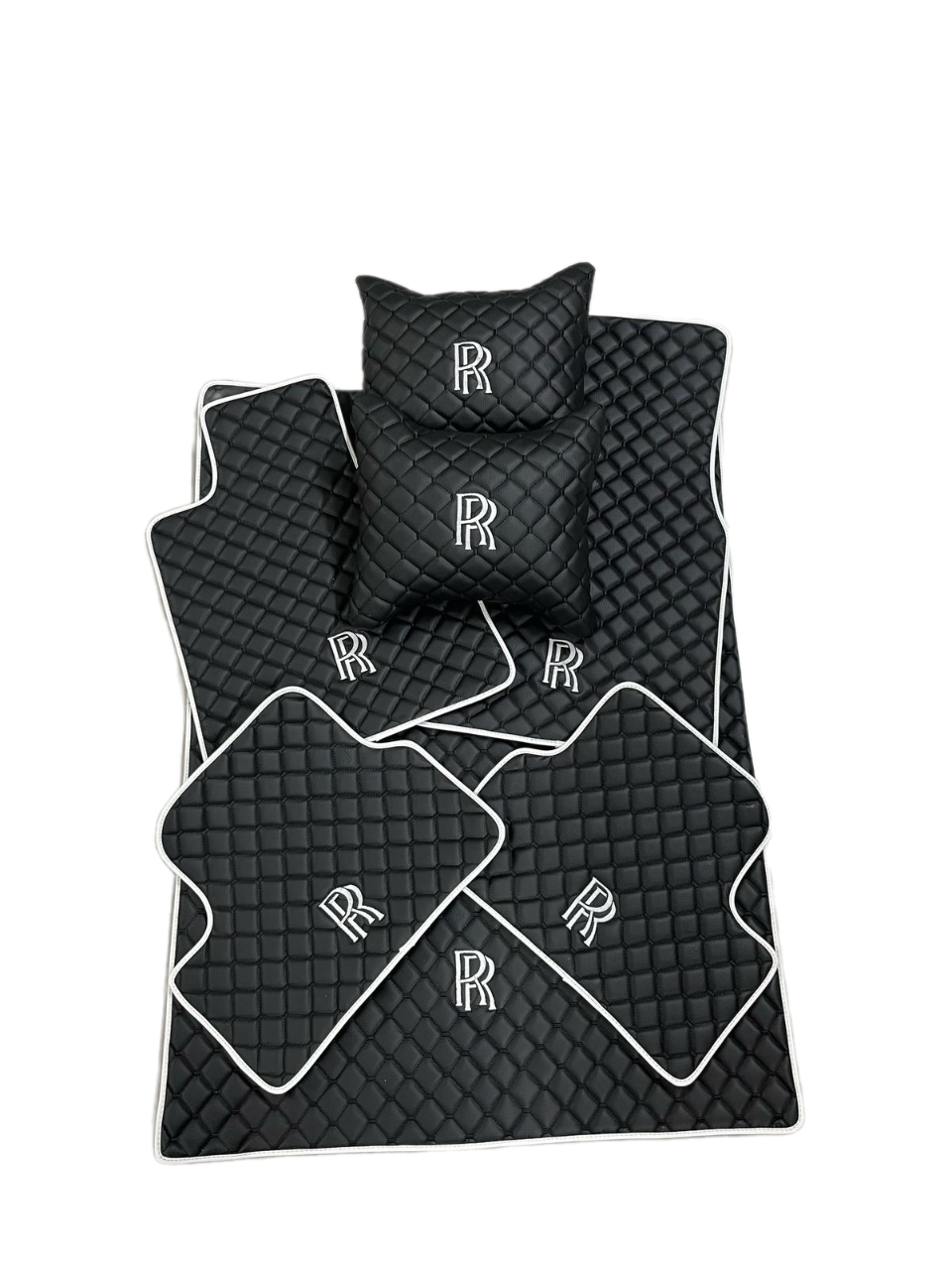 Rolls Royce Leder Fußmatten Set Maßgeschneidert für alle Modelle